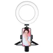 YWXLight Ring Light with Tripod Bracket Mini LED Video Light 3 Lighting Modes