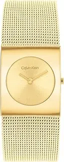 [Calvin Klein] Women's PULSE Watch, GOLD/GOLD, 24mm