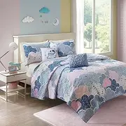 Cloud 9 Coverlet Set Purple Full/Queen