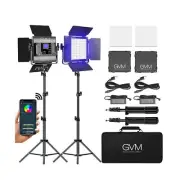GVM RGB LED Panel Video Light, Photography Lighting with APP Control, 800D Vi...