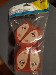 Fox New Angel of Mine 2 containers and 1 spoon Hard plastic Snack Fox Container