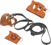 Yardwe 1 Set Adjustable Reptile Harness and Leash Bearded Dragons Lizards and Small Pets Durable Vest Design for Safety and Comfort During Outdoor Activities