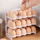 Portable Eggs Holder for Fridge Foldable Eggs Storage Container Kitchen Tool