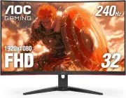 AOC C32G2ZE 32" Curved Frameless Gaming Monitor, Full HD 1920x1080, 32 inch