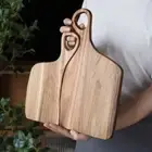 with Handle Black Walnut Pizza Board Exquisite Fruit Board Steak Bread Board