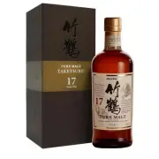 Nikka 17 Year Old Taketsuru Wooden Box Pure Malt Japanese Whisky