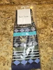 Made In England Paul Smith Men's Stripe Socks , One Size, NWT