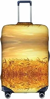 [FSCEV] Wheat Field Trolley Suitcase Protective Cover Business Travel Luggage Protector Fashion 18-32 Inches, White, XL