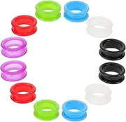 CANIGHT Pet Grooming Scissors Rings 12pcs Small Scissor Finger Ring Grips Inserts for Dog Clippers