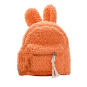 Kids Toddler Plush Backpack Cute Bunny Ear Kindergarten School Bag Winter Warm Fleece Daypack Outdoor Travel Bag for Boys Girls