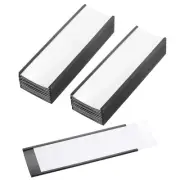 25 Pcs Magnetic Label Holder 6" x 2" with Paper Inserts C Channel