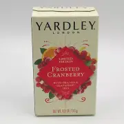 BAR SOAP Yardley of London FROSTED CRANBERRY 4 oz LIMITED EDITION Holiday Bath