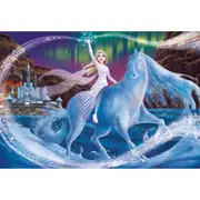 104pc Clementoni 48.5x33.5cm Jigsaw Puzzle Frozen 2 Glow Kids Fun Play Game 3+