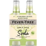 [Fever Tree] Fever Tree Lime & Yuzu Soda 200mL