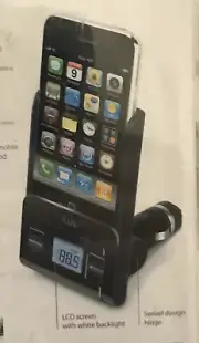 iLuv 1707 Black FM Transmitter With Car Adapter For iPhone or iPod 2010 Model