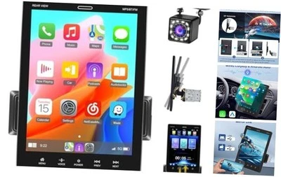 9.5 Inch Detachable Carplay Single Din Car Stereo with Car Play Android Auto