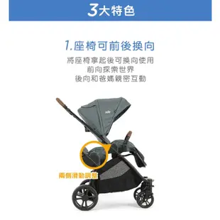 奇哥 Joie versatrax™E 多功能三合一推車｜ i-Snug™2 嬰兒提籃汽座【六甲媽咪】