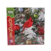 Springbok Red Christmas Cardinal Jigsaw Puzzle 1000 Pieces 24" X 30" New Sealed
