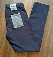 Tailor Vintage NWT Men's 30x32 Navy Blue Rayon Pants Perf Tech Canaan Slim $108