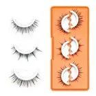 Reusable Press on False Eyelashes Super Sticky No Glue Needed Eyelash Strip