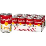 (12 Pack) Campbell's Condensed Kids Soup, Double Chicken Noodle Soup, 10.5 Ounce