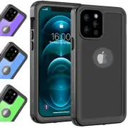 For iPhone 12 Pro Max /12 Waterproof Case Shockproof Heavy Duty Underwater Cover