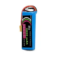 在飛比找Yahoo!奇摩拍賣優惠-3S 11.1V 2800mAh 40c 鋰電池 遙控船 遙