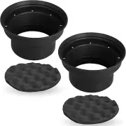 XBAF8 Foldable Silicone 8" Speaker Baffle with Egg Crate Foam, One Pair/Box