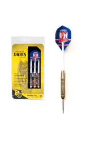 Sydney Roosters NRL Brass Darts 3 X Darts Flights & Shafts In Case