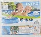 Intex 28106EH 8 x 2 Foot Round Easy Set Inflatable Above Ground Outdoor Swimming