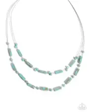 Paparazzi Earthy Extrovert Blue Necklace NWT