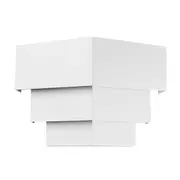 Metal Triangle Indoor Wall Light B22 in White Superlux Lighting - WL-201