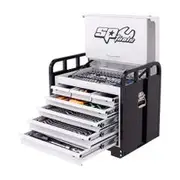 SP TOOLS Metric/Sae Tool Kit Black 7 Drawer - 411 Piece SP50218