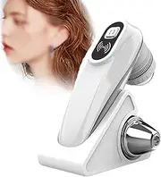 Hair Follicle Analyzer with APP File Saving Function, 50X/200X Hair Follicle Skin Detector, Can Be Connected to Mobile Phone/Tablet + 4-Part Comparison Chart + Charging Base Bracket,White