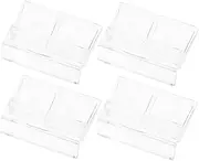 4Pcs Sturdy Aquarium Cover Brackets Acrylic Fish Tank Lid Holders Easy Install Support for Acrylic Tanks for Turtle Snake Tanks Fit