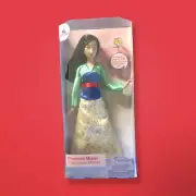 NEW SEALED Disney Authentic Mulan Princess Poseable Doll w Ring Classic Toy 11in