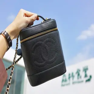 [二手] 老香化妝包 CHANEL Caviar Cosmetic Vanity Bag