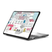 MacBook Pro 13-inch (M1 / M2 / Intel) Impact Case CITY DOODLE
