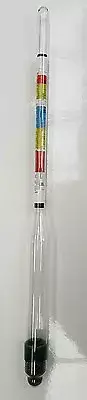 TRIPLE 3 SCALE BEER HYDROMETER HOME BREW FERMENTOR KETTLE WINE BRIX CIDER DIY