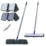 Microfiber Flip Mop,Flat Mop with Stainless Steel Handle,Mops for Floor Clean...