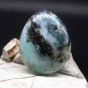 19.4 Peruvian Blue Opal Dendrites Peru cabochon High quality Andean blue opal