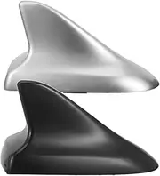 2pcs Car Antenna Shark Fin Decor Shark Fin for Car Roof Ornament for Cars Car Decoration Shark Fin Car Decor Shark Fin Antenna Cover Decor for Car Shark Fin Antenna Decoration Abs