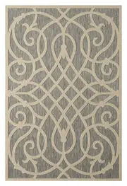 Trellis Vineyard Grey Rug