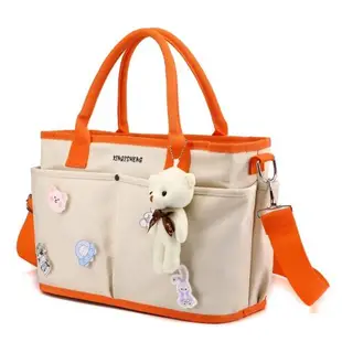 日本FS母嬰包大容量時尚媽咪包輕便媽媽寶媽帶娃出門包包手提包布