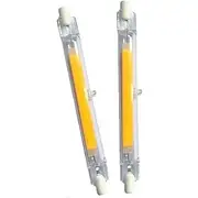 118mm 12W R7S LED Bulbs 80W Halogen Enquivalent White Double Ended R7S LED J78 Flood Light 360 Beam Angle 220V Dimmable 3000K Warm White/6000W White for Land
