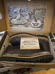 Georgia Boot Giant Romeo GS262 Mens Brown Steel Toe Work Boots Size 11.5 M
