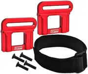 Aluminium 7075 Alloy Battery Hold-Down Retainer for Traxxas 1:8 4WD Maxx Slash 6S Brushless Short Course Truck 102076-4 / 4WD Sledge Monster Truck-95076-4 Upgrades - Red