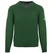 Aquascutum V-Neck Green Pull Over Jumper