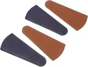 LALAFINA 4Pcs Scissors Protector Cover Lightweight Leather Sheaths for Sewing Tools Scissors Protection Bags present for Sewing Enthusiasts