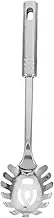 NAMOARLY Noodle Spoon Fettuccine Pasta Spaghetti Forks Spaghetti Claw Slotted Spoons Pasta Water Ladle Metal Spaghetti Spoon Ladles for Cooking Spaghetti Server Stainless Steel Silver